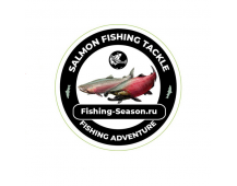 Наклейка Salmon Fishing Tackle Black